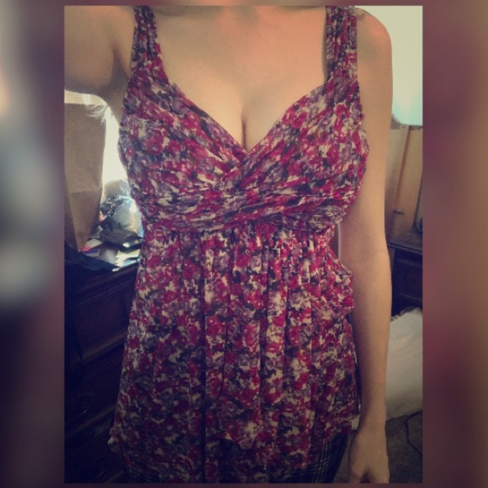 Express babydoll tank top sz small